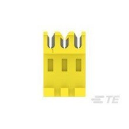 Te Connectivity Headers & Wire Housings Feed Thru Wo Tab 3P L.R. Yellow 20 Awg 3-640600-3